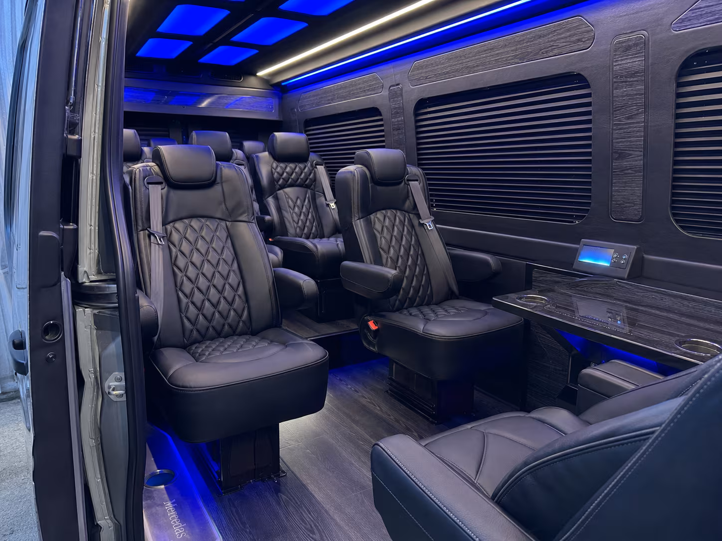 sprinter vans and minibuses for smaller concert groups in temple