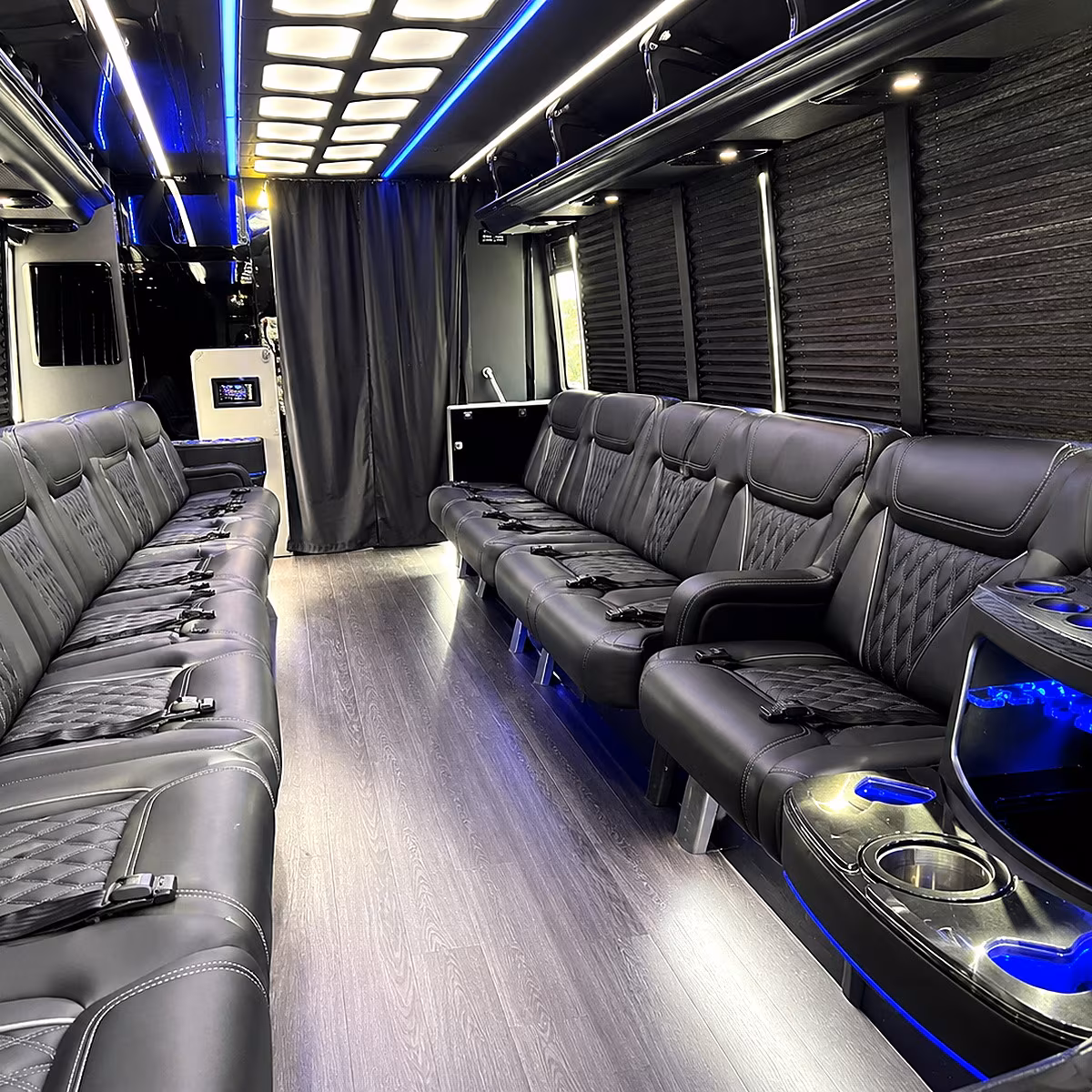 temple party bus inside
