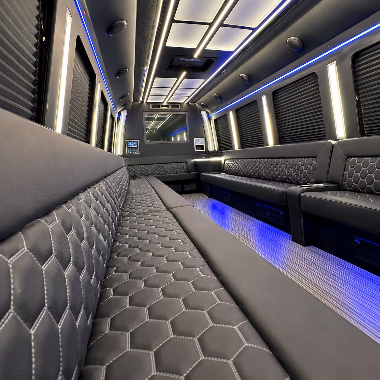 temple party bus interior