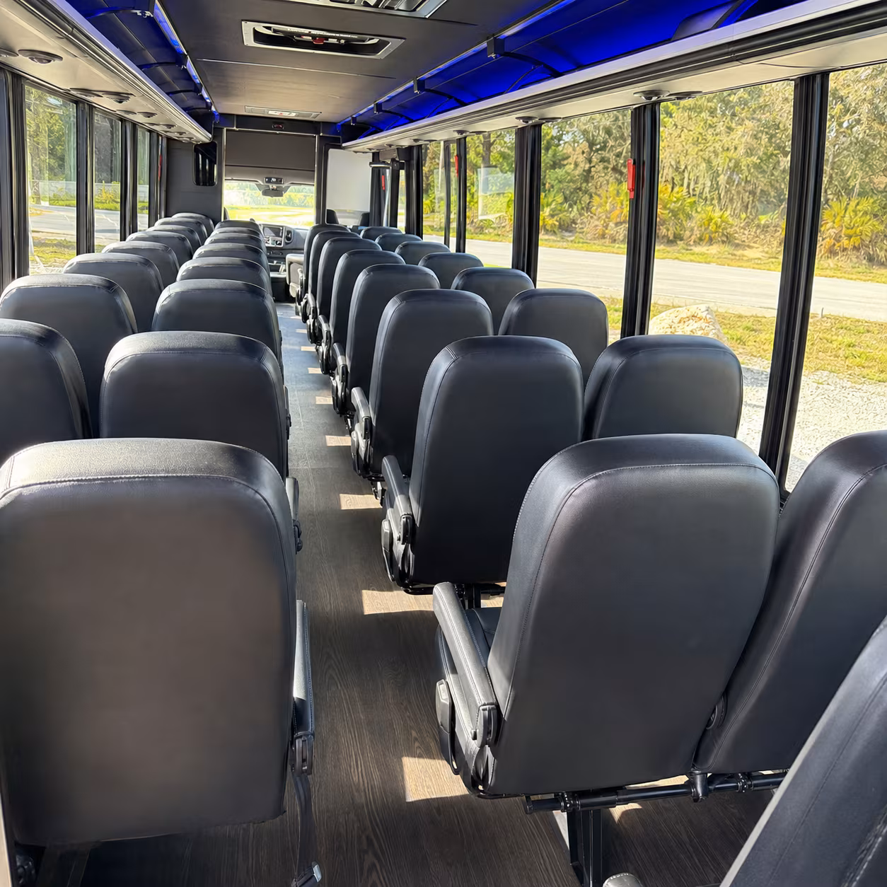 temple prom transportation onboard seating