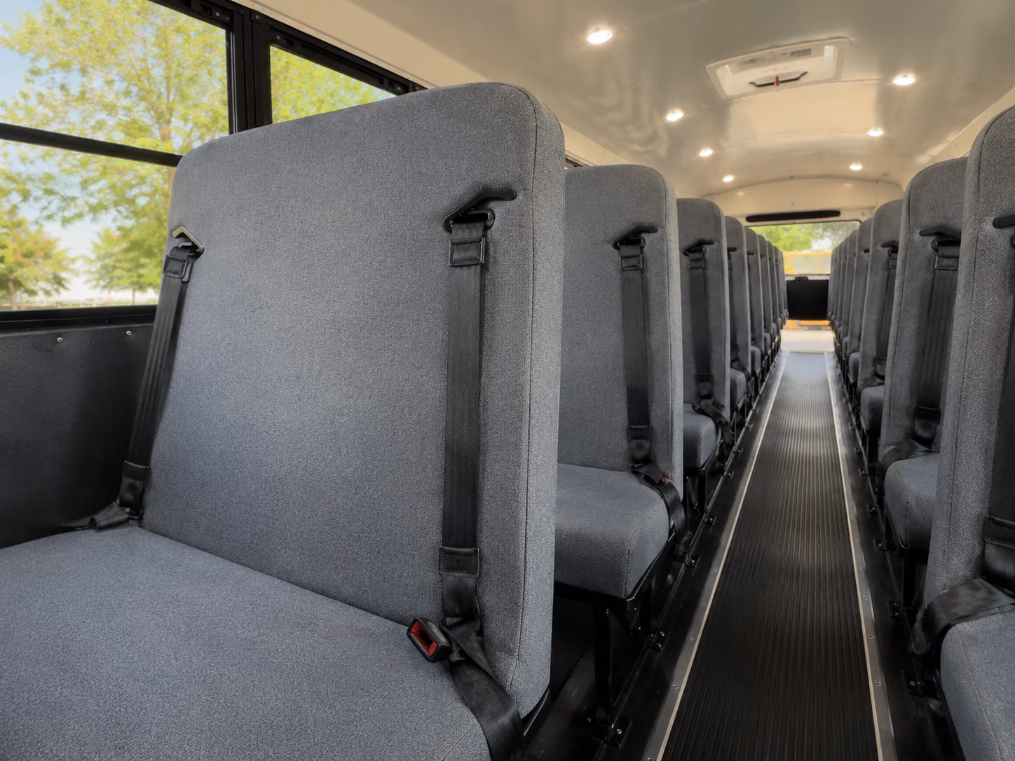 temple school bus interior
