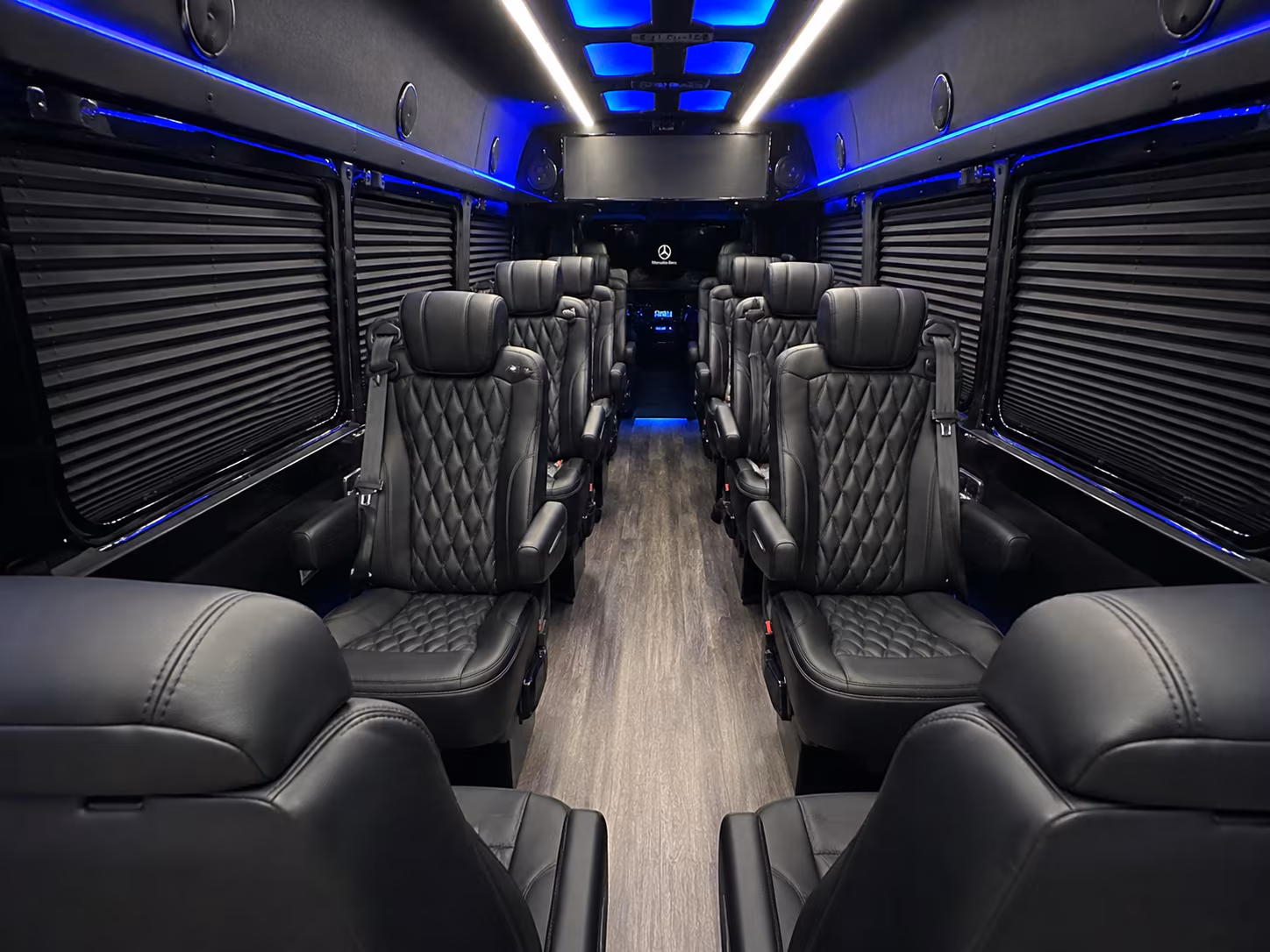temple sprinter van with driver interior
